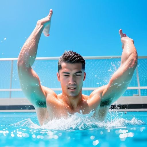 健身游泳：水中的全身有氧运动